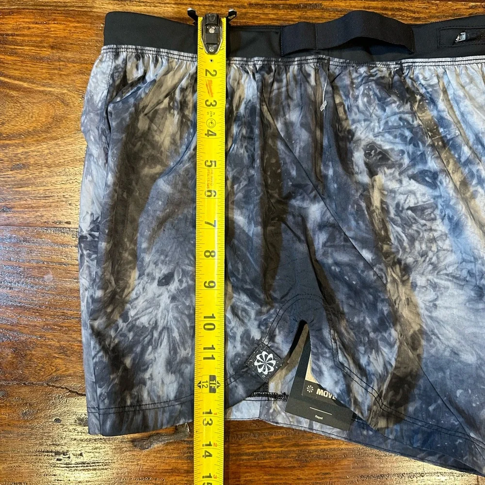 Nike Women’s  Trail Repel Running Shorts  Lined Black/White Size S DX1021-010 - Picture 10 of 11